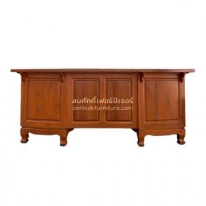 TA01 โต๊ะทำงานไม้สัก